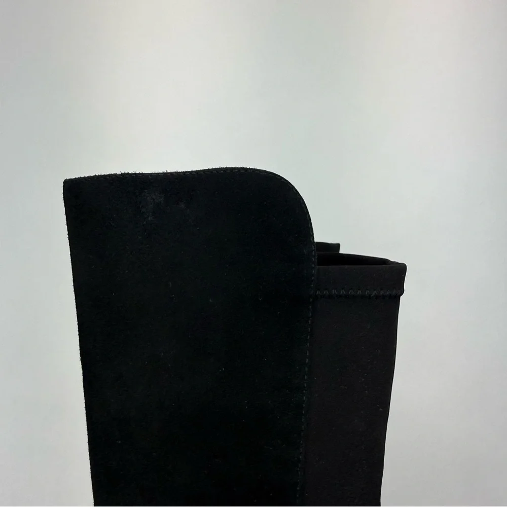 New Stuart Weitzman 5050 Bold Over The Knee Boot Black Sz 6.5